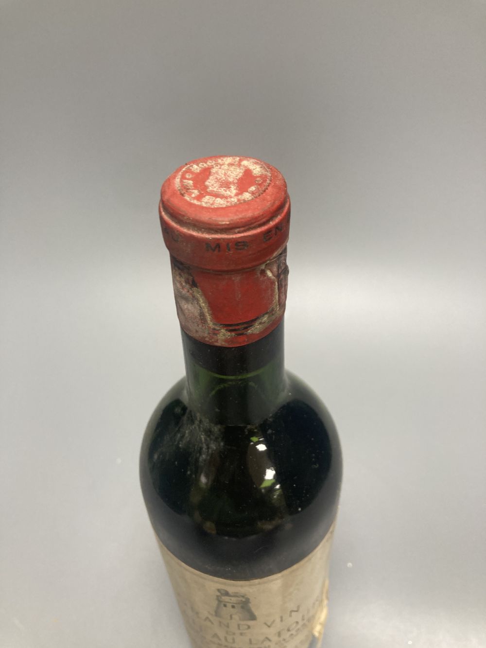 One bottle of Chateau Latour 1960